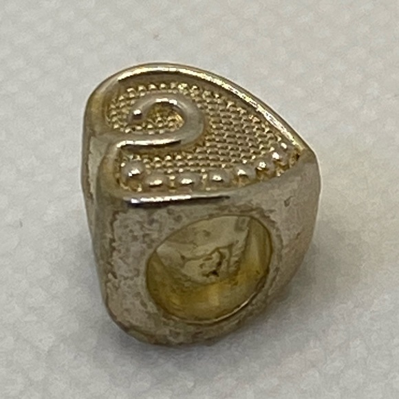 Heart charm bead Silver tone color - Picture 4 of 7